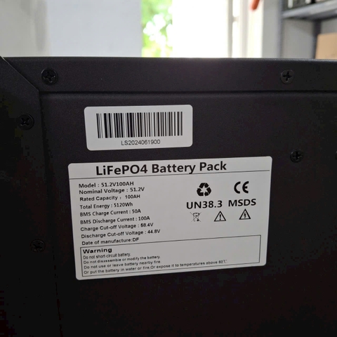 Pin lithium lưu trữ 48V 100Ah/ 10 Kwh hàng nhà máy chính hãng Xinpz ( Lifepo4 51.2V 100Ah/5.12kWh)