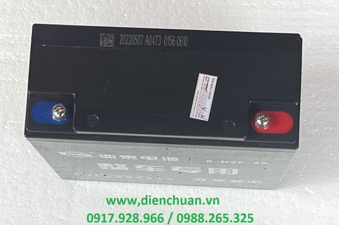 Ắc quy xe đạp điện nội địa Trung Quốc 12V 30Ah YAANTAI 6-DZF-30