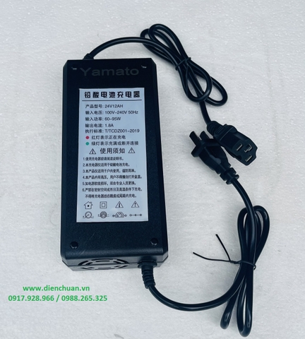 Máy sạc (nạp ) ắc quy tự động Yamato 24V 5A/50Ah