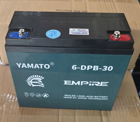Ắc quy xe máy điện DK Bike, Yadea, Xmen, Vespa, Gogo, Vinfast, Proud 60V – 30AH / BỘ 5 BÌNH ẮC QUY YAMATO 60V 30AH