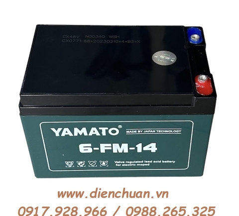 Ắc quy  Yamato 12V-14Ah  (6-FM-14/ 6-DPB-14/ 6-DZF-14 )