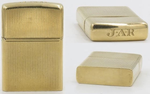 zippo vàng khối jak