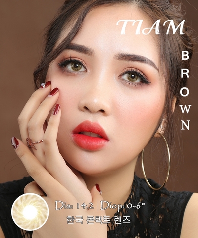 Kính áp tròng TIAM BROWN - Lens Hàn Quốc