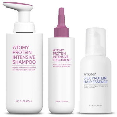 Bộ điều trị và phục hồi tóc - Atomy Protein Hair Repair Set