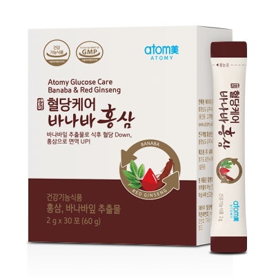 Chiết xuất hồng sâm và  Banaba giảm đường huyết - tăng đề kháng - Atomy Blood Glucose Care Banaba & Red Ginseng