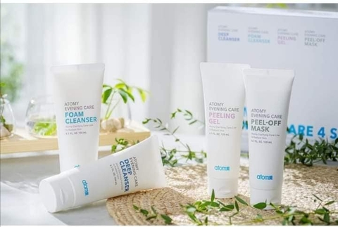 Bộ sản phẩm dưỡng da ban đêm - Atomy Evening Care 4 Set
