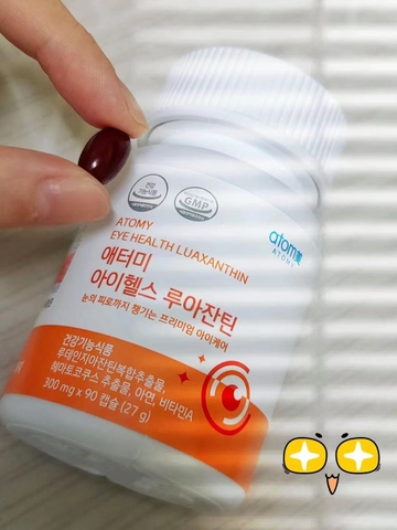 Viên uống sáng mắt bổ sung  Luaxanthin - Atomy Eye Health Luaxanthin