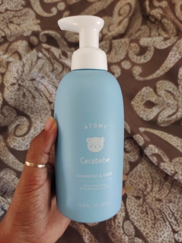 Tắm và gội dành cho bé sơ sinh - Atomy Cerabebe Shampoo & Body Wash