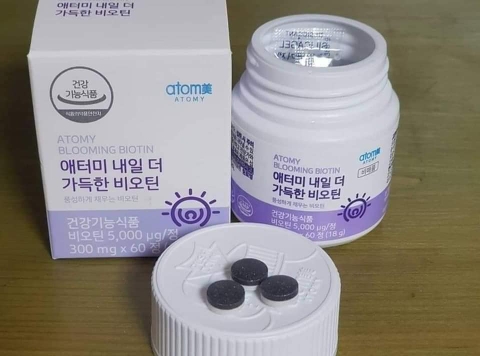 Biotin khỏe mạnh, đẹp da và tóc - Atomy Blooming Biotin