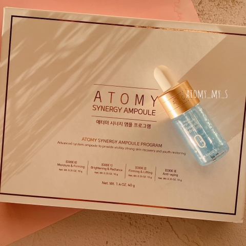 Tinh chất Ampoule  hydrat hóa cho làn da em bé - Atomy Synergy Ampoule Advanced Hydration Set