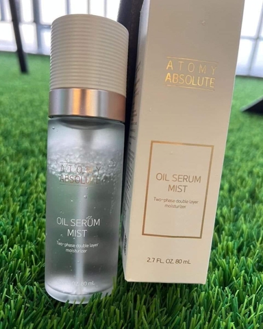 Serum dưỡng trắng và giảm nếp nhăn dạng xịt khoáng - Atomy Absolute Oil Serum Mist