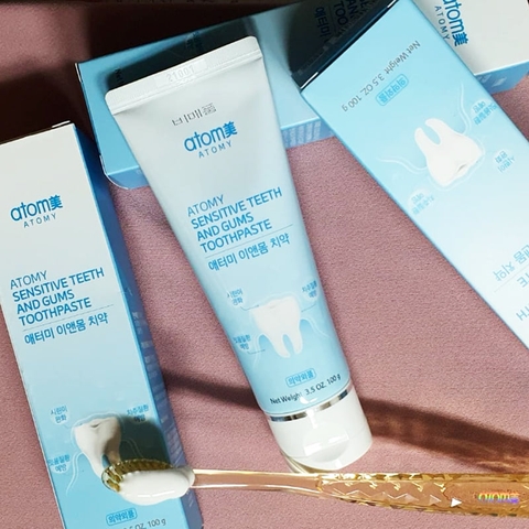 Kem đánh răng trị ê buốt và bệnh nha chu - Atomy Sensitive Teeth And Gums Toothpaste 100g