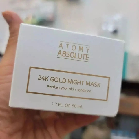 Mặt nạ ngủ vàng 24K - Atomy Bbsolute 24K Gold Night Mask - 50 ml