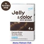 Atomy Jelly & Color 4a - Thuốc nhuộm tóc màu nâu đen