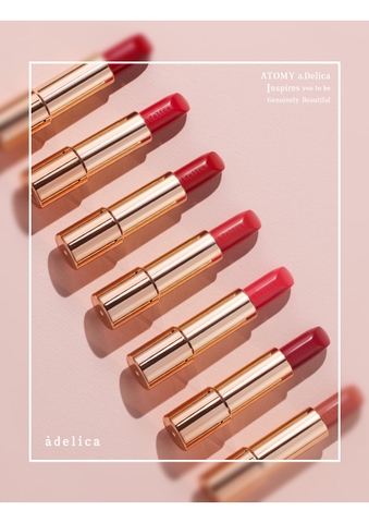 Son lì màu hồng chói lọi - Atomy Adelica Lip Rouge Classic   (số 02)