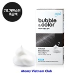 Atomy Bubble & Color 7 - Dầu gội nhuộm tóc màu đen tự nhiên