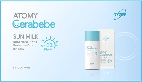 Atomy Cerabebe Sun Milk - Kem chống nắng cho trẻ em