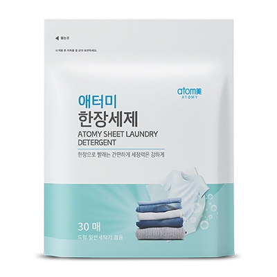 Bột giặt dạng tấm - Atomy Sheet Laundry Detergent