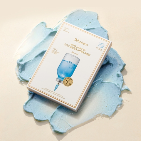 Mặt nạ làm sạch, dưỡng ẩm cao và se khít chân lông (5 cái) - JM Solution Watery Luminous SOS Ringer Hydra Mask Special - 제이엠솔루션 물광 에스오에스 링거 하이드라 마스크 스페셜