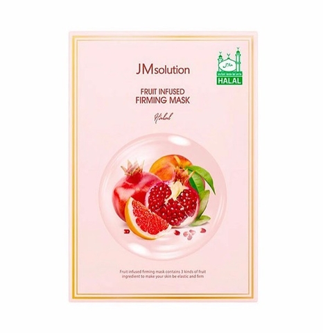Mặt nạ làm săn chắc da từ trái cây Halal 30ml x 10 cái - JMsolution Fruit Infused Firming Mask Halal - 프루트 인퓨즈드 퍼밍 마스크 할랄