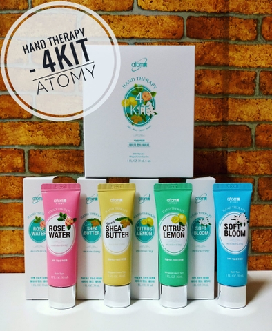 1 tuýp Kem dưỡng ẩm trắng và giảm nhăn da tay -  Atomy Hand Therapy 4 Kit