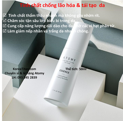 Tinh chất dưỡng da chuyên sâu ngăn ngừa lão hoá da   (set dưỡng da NHAN SẮC KHÔNG PHAI) 40ml - Atomy Skin Care System The Fame Essence - 애터미 더페임 에센스 - Атоми Фэйм Эссенция