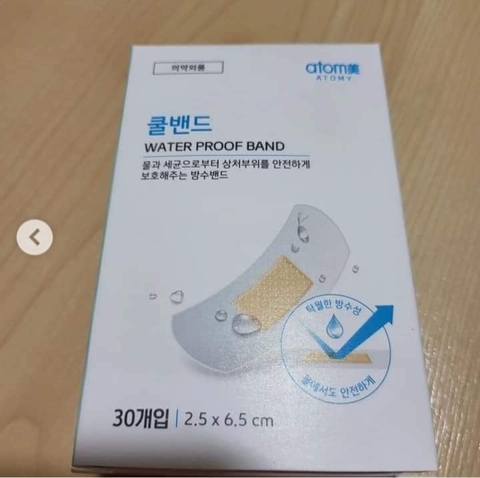 Băng dán cá nhân chống thấm nước và nhanh lành vết thương - atomy water proof  band