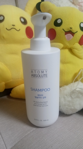Dầu gội nhân sâm chuyên ngăn ngừa rụng tóc và phục hồi chân tóc - Atomy Absolute Hair Shampoo 500 ml - 애터미 앱솔루트 샴푸 - Атоми Абсолют Шампунь