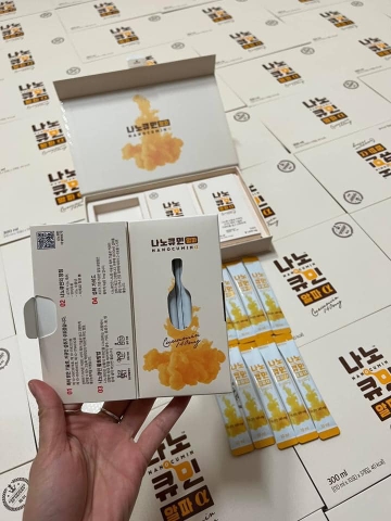 Tinh chất nghệ Nano Curcumin alpha (10ml x 30 gói) - Hyunjun Shin Liquid Turmeric Curcumin Nanocumin Alpha - 신현준 액상 강황 커큐민 나노큐민 알파