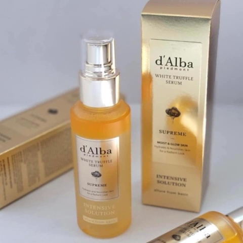 Xịt khoáng dưỡng ẩm chuyên sâu và căng mịn da - d'alba white truffle serum - 달바 화이트 트러플 세럼- 100ml