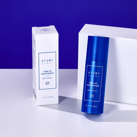 Kem nền nâng tone da và duõng ẩm cho nam - Atomy Homme Tone Up Moisturizer 01