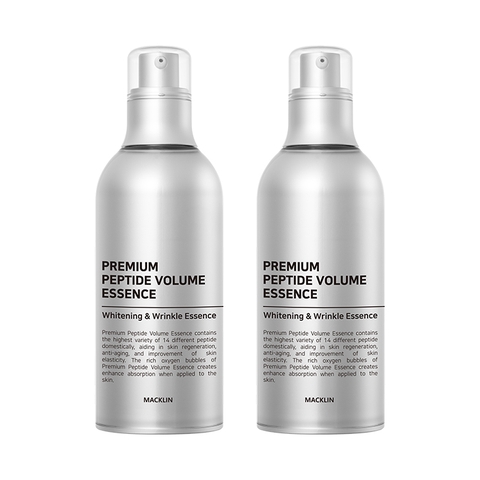 Tinh chất làm trắng và cải thiện nếp nhăn Peptide cao cấp - macklin premium peptide volume essence - 프리미엄 펩타이드 볼륨 에센스