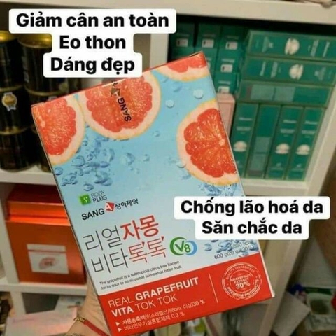 Nước ép bưởi đỏ giảm cân - Real Grapefruit Vita Tok Tok