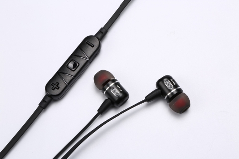 Tai nghe BT Bluetooth đôi (headset) thể thao cao cấp kèm MIC chính hãng AuYeh A66BL (Âm sâu, bass rõ)