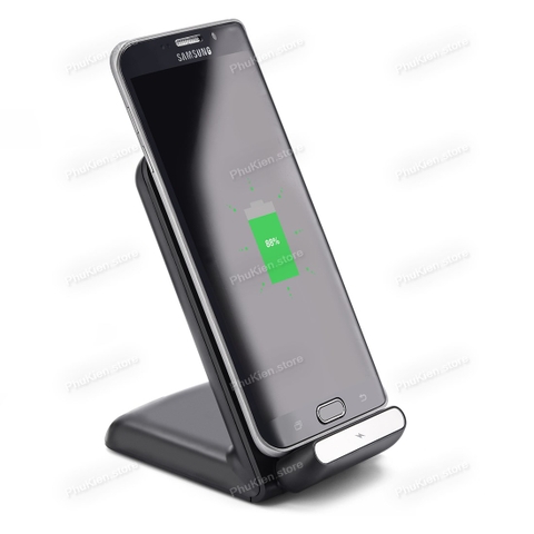 Đế sạc nhanh (FastCharge) không dây cho Samsung S6 S7 S8 Note iPhone 8 iPhone X  ITIAN A18-10W  Đen