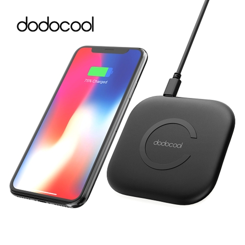 Đế sạc không dây nhanh (FastCharge) 10W Dodocool DA128 Type C hotsale Amazon cho iPhone 8 iPhone X Samsung S6 S7 S8