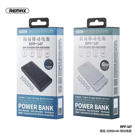 Pin dự phòng sạc nhanh Remax Jany Series RPP-147 10000 mah 2xUSB 2.1A