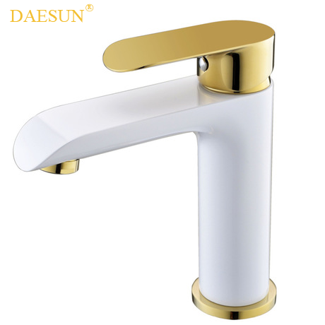 VÒI CHẬU LAVABO NÓNG LẠNH DS 3213 white