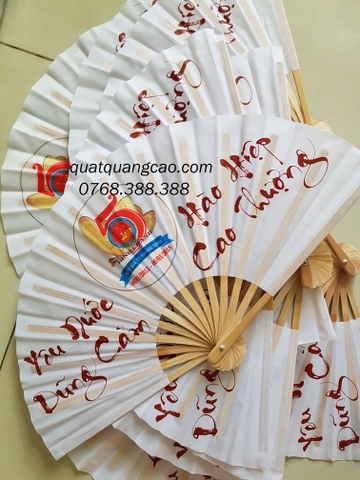 QUẠT QUẢNG CÁO NAN TRE