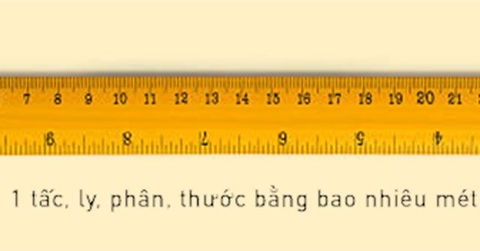 Tìm hiểu 1 thước bằng bao nhiêu mét