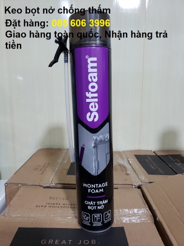 Keo bọt nở chống thấm selfoam 750ml