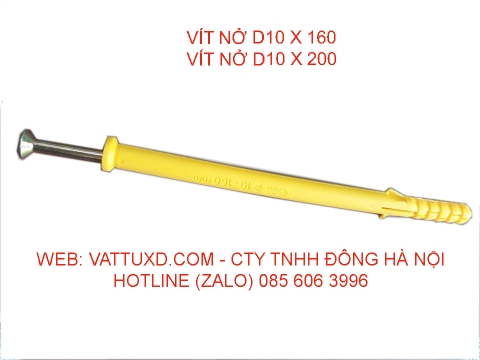 vít lắp đặt dài 160mm cửa nhựa