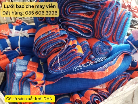 Lưới bao che may viền bạt bóng