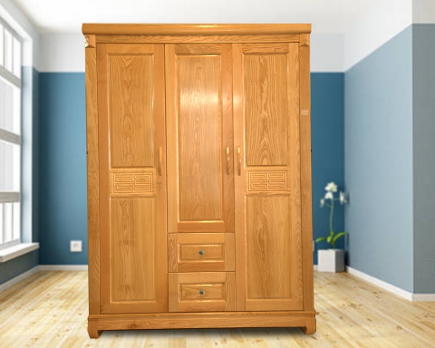 Tủ Áo Gỗ Xoan Đào 3 Cánh - Nội Thất Đoàn Thắng