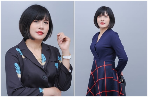 Chụp ảnh phong cách nữ doanh nhân thành đạt trong studio Hà Nội: chị Nhung