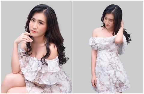 Chụp ảnh profile cho bạn nữ dịu dàng trong studio: Hiền Lily