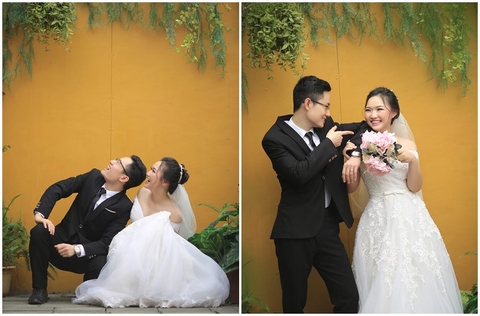 Chụp ảnh cưới để làm DVD và ảnh phóng trong wedding: cặp Hải - Quân