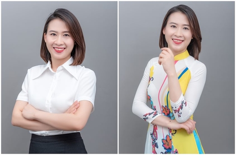 Chụp ảnh profile chân dung cùng áo dài và vest nữ: chị Mỹ Duyên