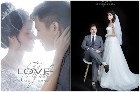 Xu hướng chụp ảnh cưới trong studio basic theo style Korea: tham khảo cặp Nam - Phương