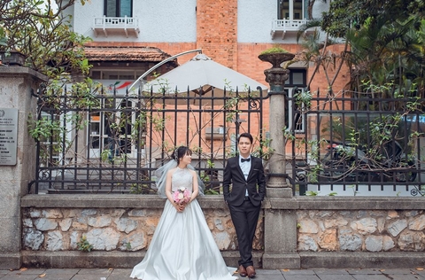 Album hình cưới đẹp quanh địa điểm nội thành Hà Nội: Tùng - Hoa